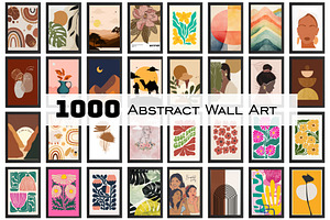 Abstract Wall art Bundle, Abstract