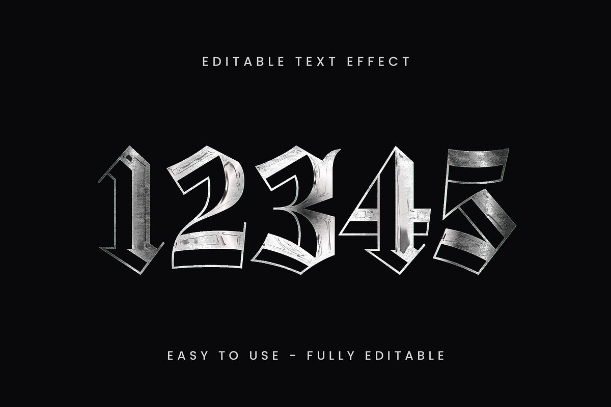 Gothic Metal Text Effect preview 2