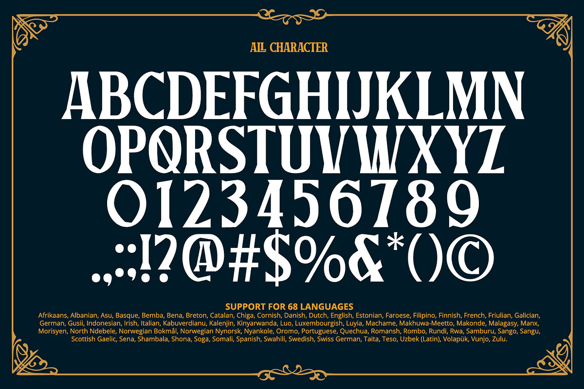 Ghootcity, a Symbol Font by Vintage Division (Photo 12 of 15)