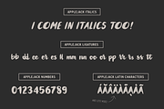 Applejack - A brush font trio, a Script Font by Great Scott! (Thumbnail 8 of 8)