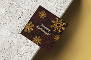 Christmas cards with snow flakes set, a Decorative Illustration by Good Studio (Thumbnail 13 of 14)