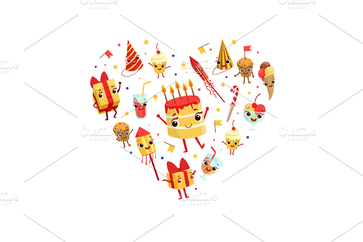Birthday Party Banner Template, an Illustration by TopVectors