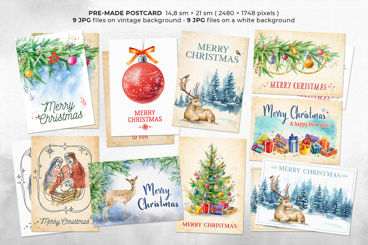 Christmas Postcard Creator, a Graphic by LeiaSW (Photo 7 of 7)