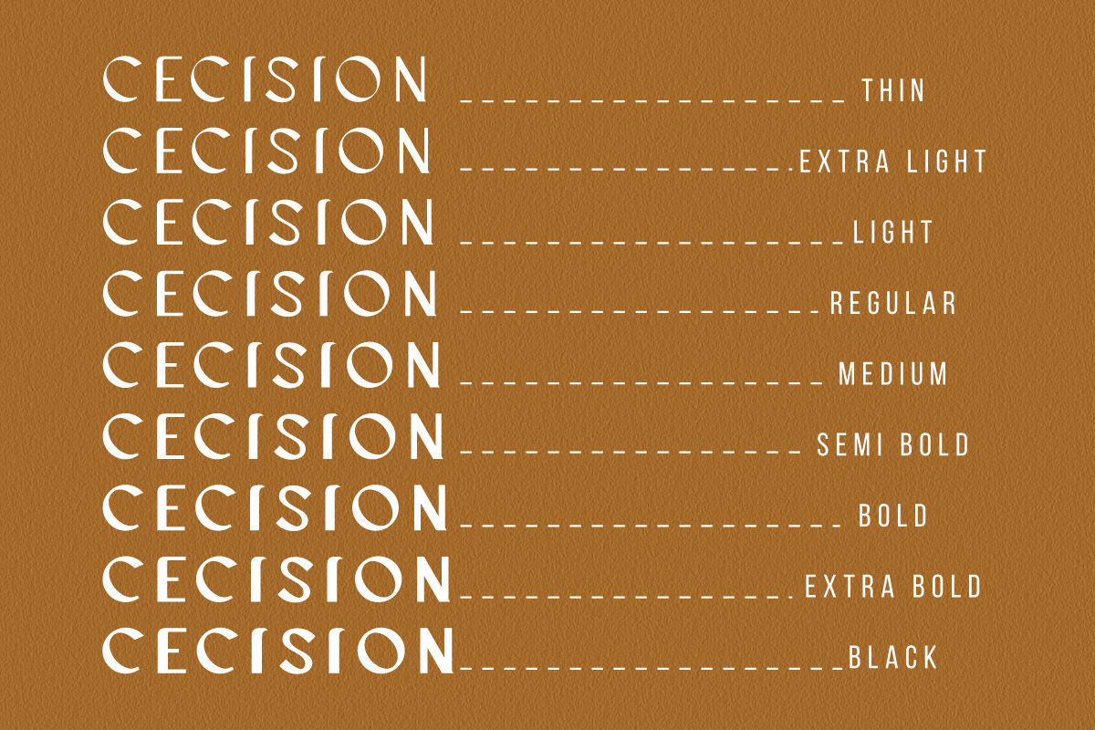 Cecision, a Serif Font by Wangsinawang Studio (Photo 2 of 11)