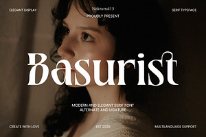 Basurist - Unique Modern Serif Bold