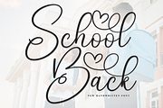 School Back | Script Font, a Handwritten Font by Scratchones (Thumbnail 1 of 9)