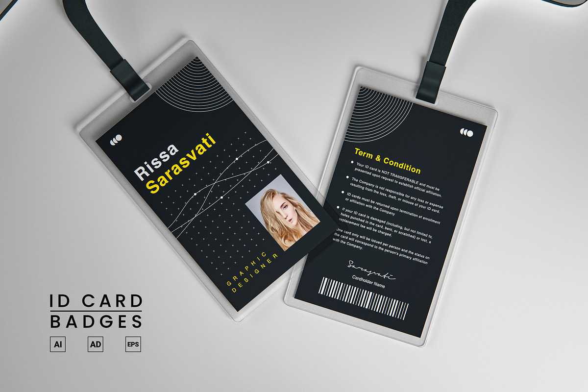 ID Card Badge - Fort Worth, a Card Template by Aprndy85 (Photo 1 of 2)