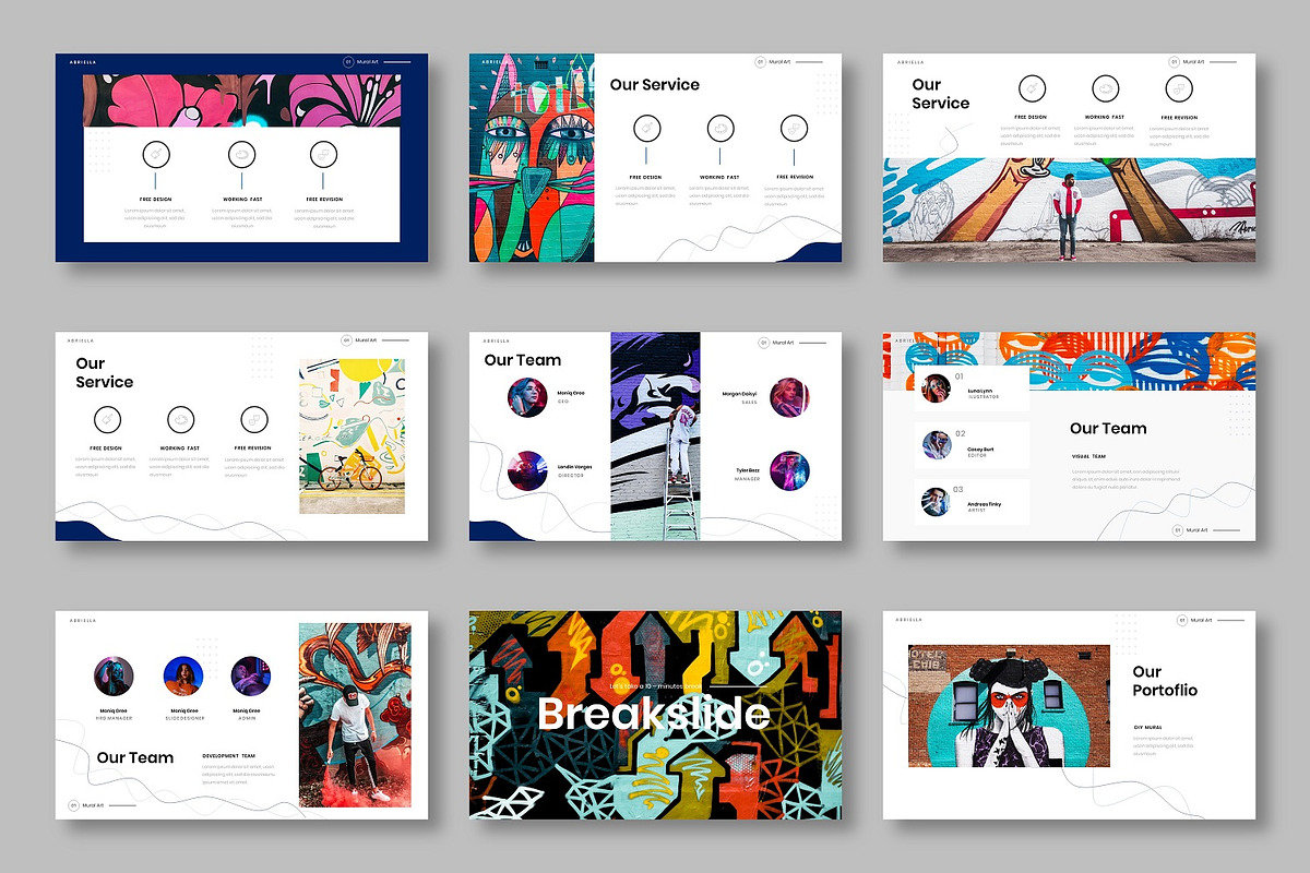 Abriella - Creative Googleslide, a Presentation Template by Dens Creative Studio (Photo 3 of 5)
