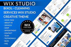 Wix Studio - Cleaning Services Theme