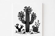 60 Desert Cactus Floral Silhouette, a Seasonal Illustration by Amazin_art (Thumbnail 6 of 38)