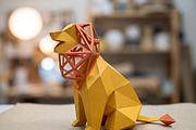 Lion Statue - 3d papercraft, a Card Template by PAPER amaze (Thumbnail 2 of 4)