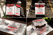 40 Pizza Branding & Packaging Mockup, a Packaging Mockup by Vitora Mockup (Thumbnail 6 of 12)