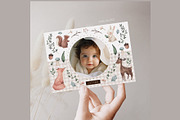 Little Forest watercolor clipart, an Animal Illustration by Estudio 812 (Thumbnail 6 of 9)