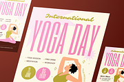 International Yoga Day Flyer Set, a Flyer Template by Annora Studio (Thumbnail 6 of 6)