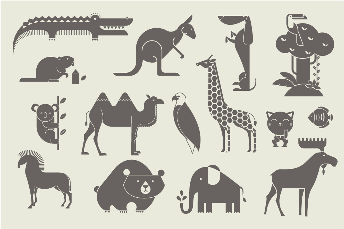 Animal icons preview 2