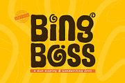 Bing Boss - Cozy & Display Font, a Handwritten Font by khurasan (Thumbnail 1 of 6)