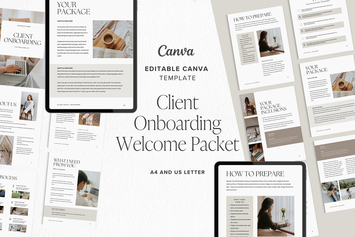 Client Onboarding Welcome Template, a Marketing Template by Tabitha Emma (Photo 1 of 9)