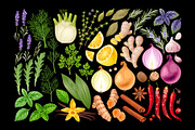 Spices and Herbs Bundle, a Food Illustration by GreyLilac (Thumbnail 2 of 6)