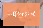 Halfdressed | stylist font, a Script Font by Artstudio (Thumbnail 2 of 9)