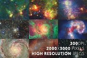 Nebula - 9 Painted Galaxy Textures, a Texture Graphic by birrddy (Thumbnail 2 of 2)