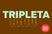Tripleta Grotesk -8 fonts-, a Sans Serif Font by deFharo (Thumbnail 5 of 9)