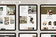 Interior Designer Website Template, a Websites & App Template by Superhero Design Co. (Thumbnail 3 of 6)