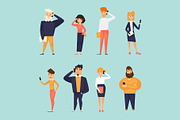 People talk on the phone, a Person Illustration by Podis (Thumbnail 3 of 3)