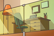 Light Living Room with a Mezzanine, an Illustration by LEKS illustrations (Thumbnail 2 of 5)