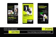 Inlow Urban Instagram Template, a Social Media Template by Creatchees.std (Thumbnail 5 of 5)