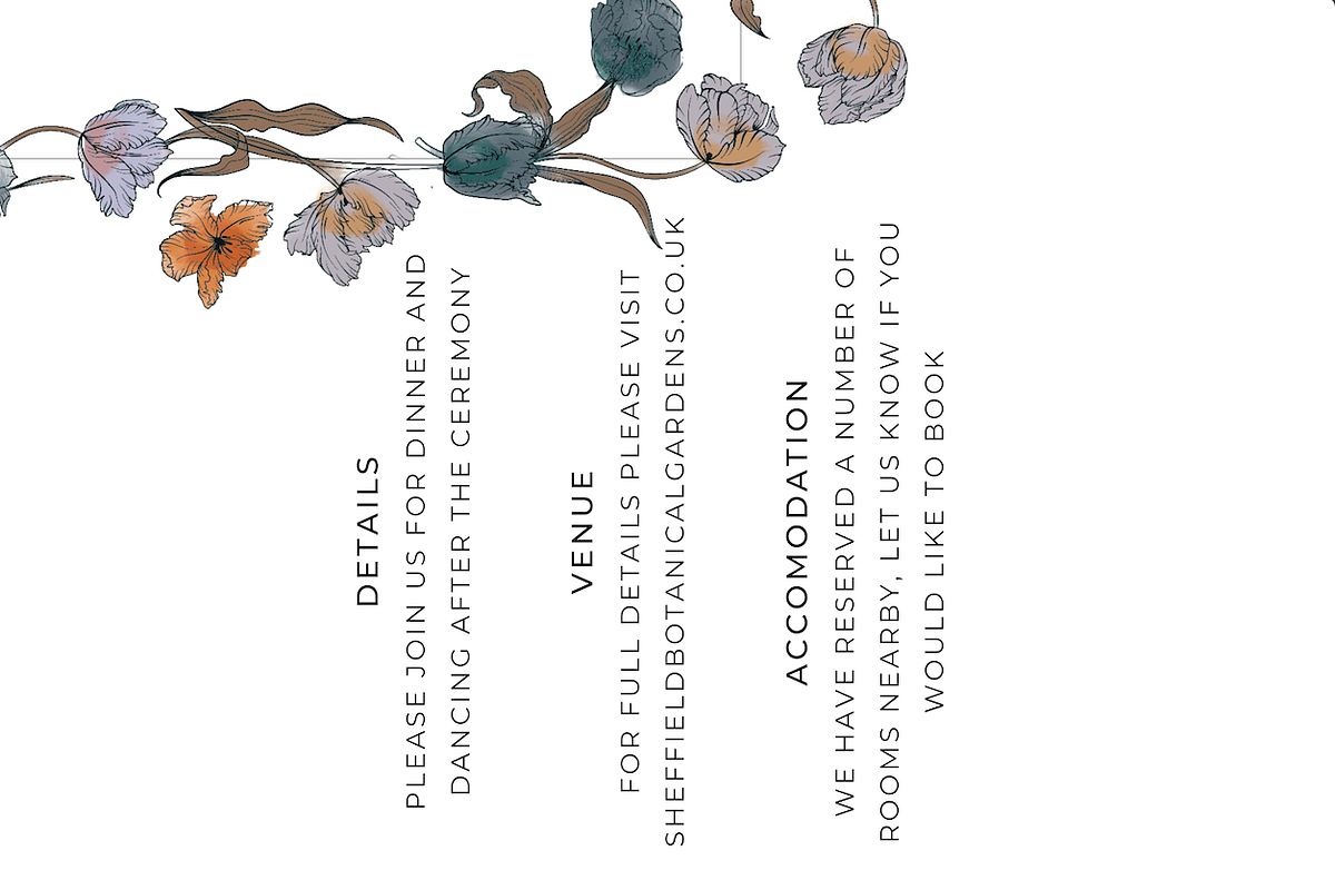 Vintage Botanical Wedding Invitation, an Invitation Template by ForeverPrint (Photo 6 of 6)