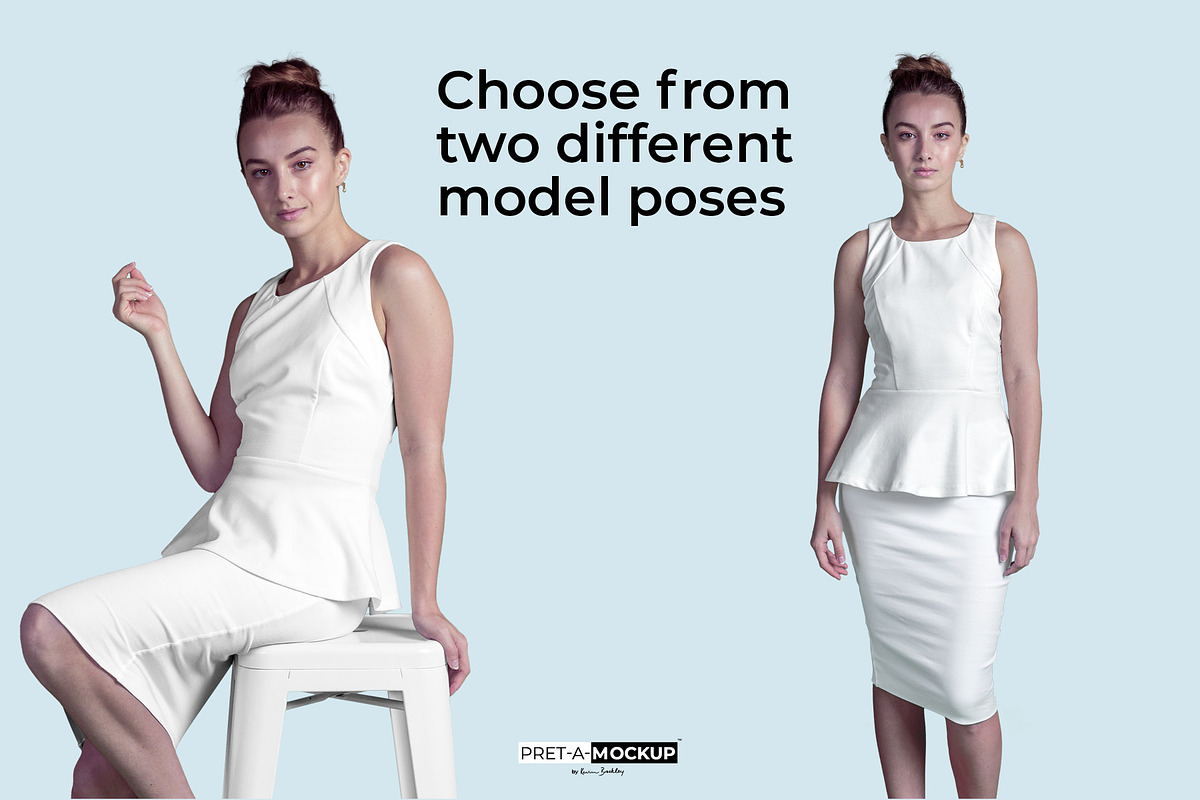 Top and Skirt Mockup, a Books & Magazine Mockup by Pret-a-Mockup (Photo 2 of 7)