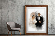Wedding Watercolor Art Photo Effect, an Action Add-On by MRI STUDIO (Thumbnail 3 of 22)
