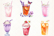 Spring Ice Cup Clipart, an Illustration by Watercolor design (Thumbnail 2 of 4)