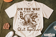 On the Way to Get My Shit Together, an Animal Illustration by Libby Wishes (Thumbnail 1 of 3)