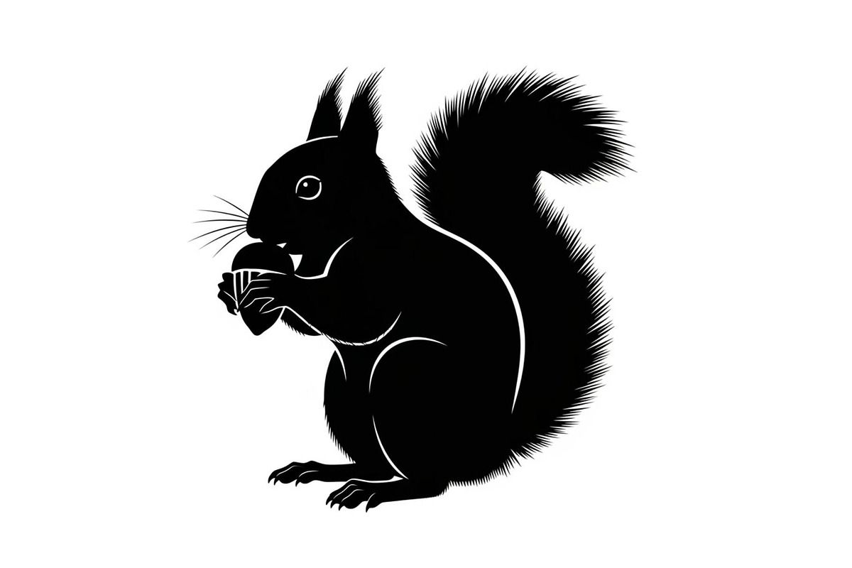 Black Squirrel Vector Icon Bundle, an Illustration by jahid234 (Photo 49 of 51)