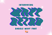 Wavy retro Font, a Handwritten Font by Dm Studio (Thumbnail 1 of 8)