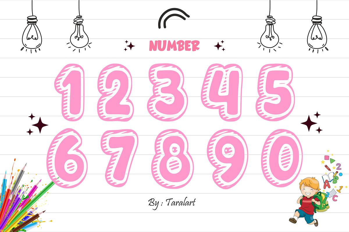 CUTE BARBIE - Playful Girly Font, a Sans Serif Font by KiddoGlyphs Studio (Photo 5 of 5)
