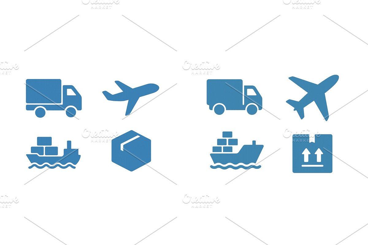 Various transportation icons, a Transportation Illustration by ZinetroN