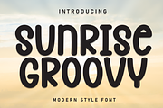 Sunrise Groovy | Script Font, a Script Font by Scratchones (Thumbnail 1 of 8)