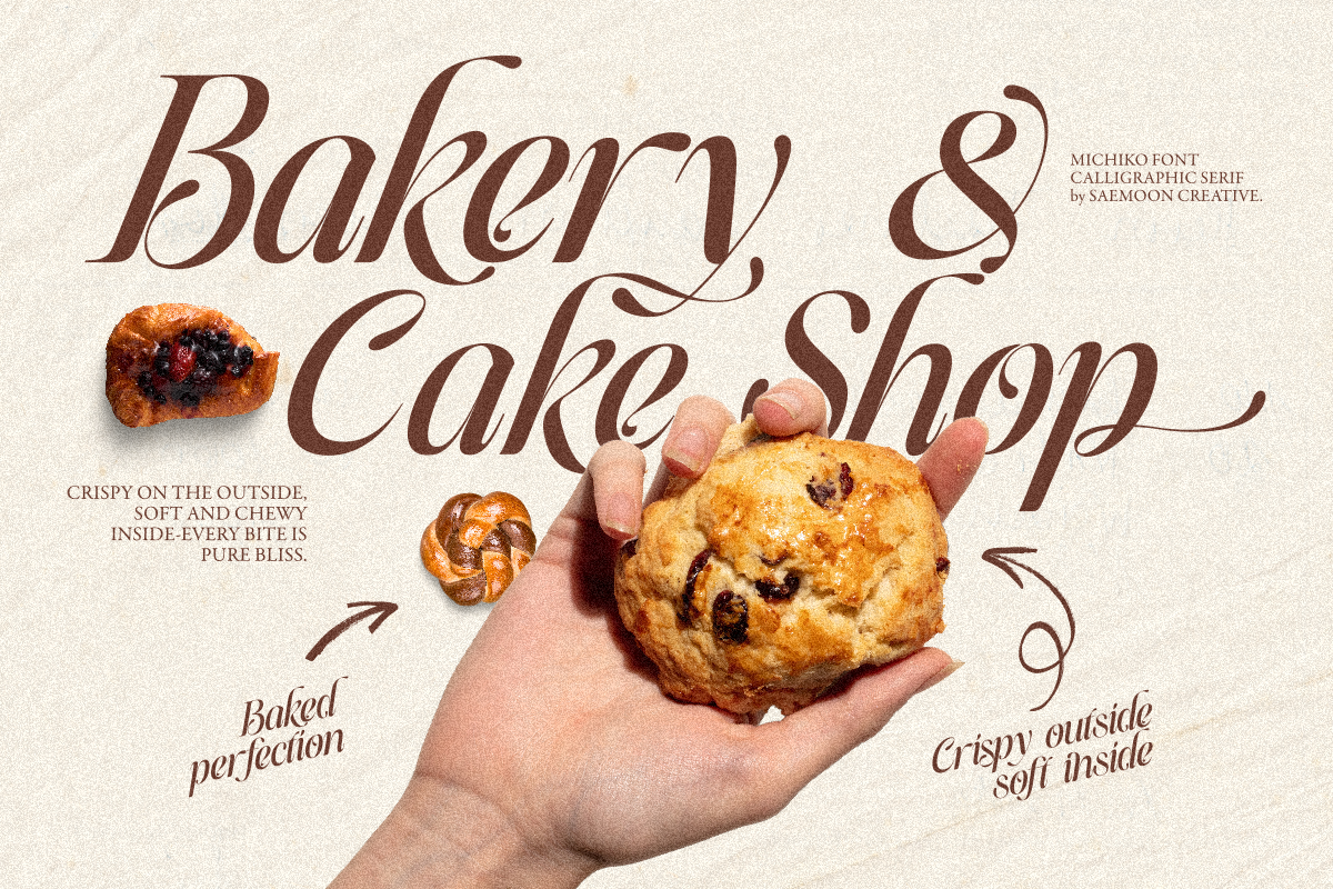 Michiko, a Serif Font by saemoon creative (Photo 2 of 12)