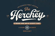 Herchey Script, a Script Font by Ilham Herry (Thumbnail 1 of 10)