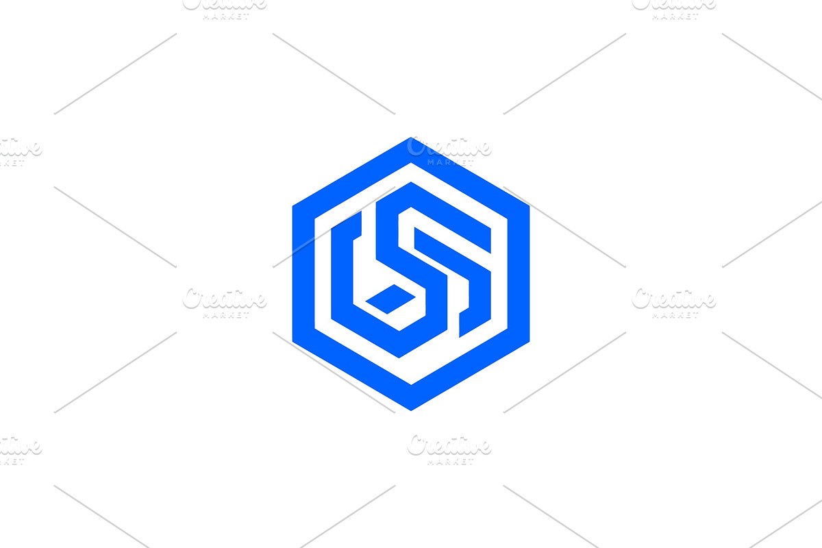 S Letter Monogram Logo, a Branding & Logo Template by Vectorium Studio (Photo 1 of 9)
