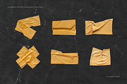 Orange Textured Packaging Torn Tapes, a Texture Graphic by Ksuview (Thumbnail 6 of 12)