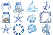 Summer Coastal Sublimation Clipart, an Illustration by Designworld (Thumbnail 2 of 5)