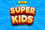 Super Kids Text Effect, a Brushes & More by Mily Studio (Thumbnail 1 of 5)