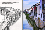 Manga Style Sketch Effects, an Action Add-On by pallabip (Thumbnail 2 of 8)