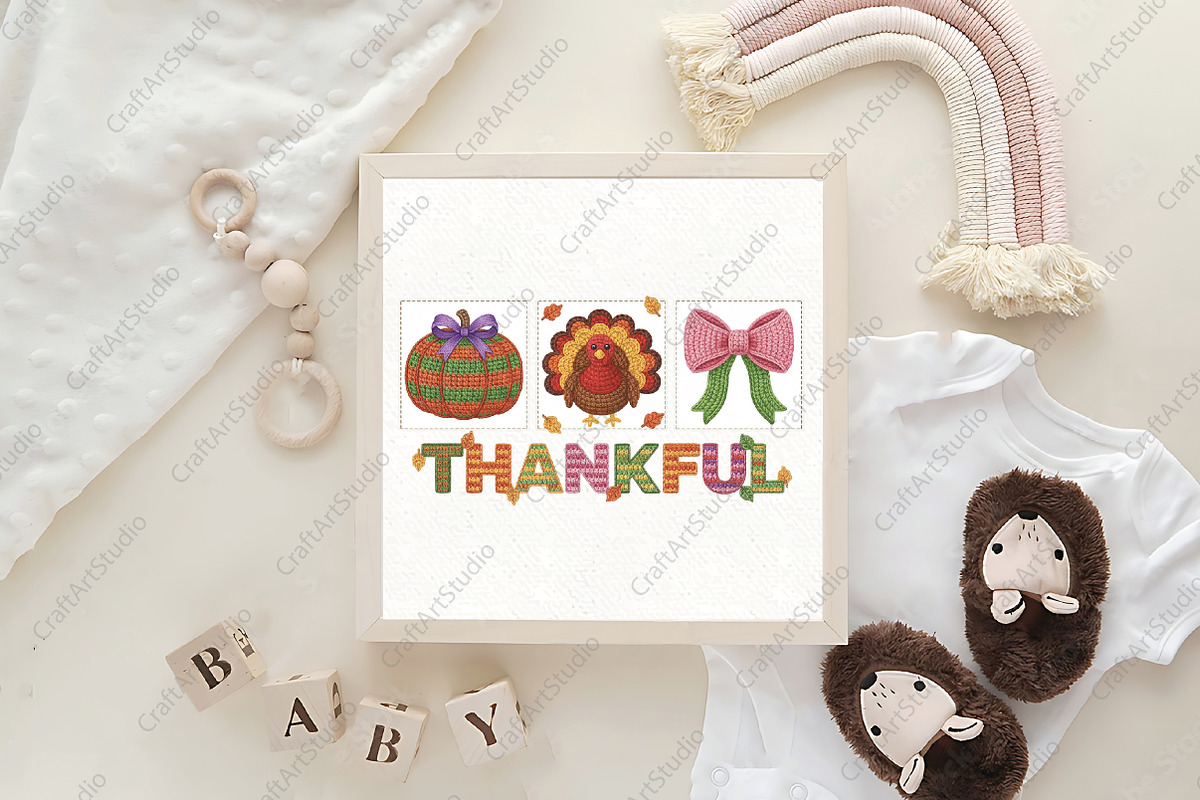 Thankful Yarn Crochet Thanksgiving, an Illustration by CraftArtStudio (Photo 4 of 4)