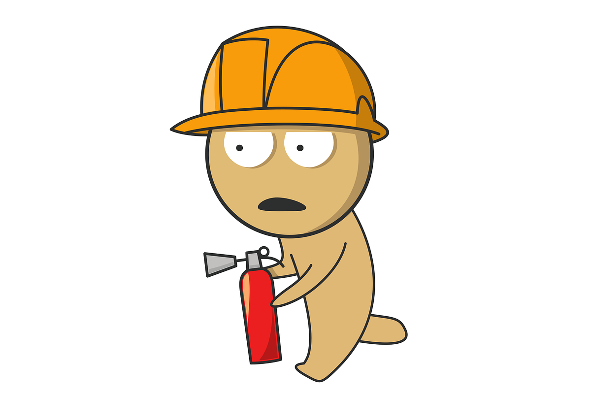 Vector firefighter characters, a Graphic by JK comics (Photo 3 of 5)