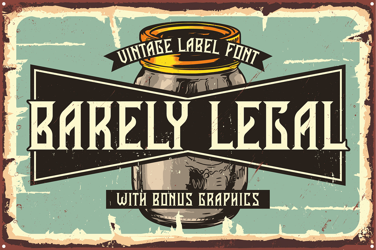 Barely Legal, a Font by VozzyStock (Photo 1 of 8)