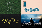 300+ Modern Handwritten Script Fonts, a Script Font by ThePhoton (Thumbnail 4 of 7)